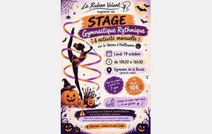 Stage des vacances de la Toussaint