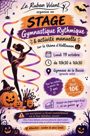 Stage des vacances de la Toussaint