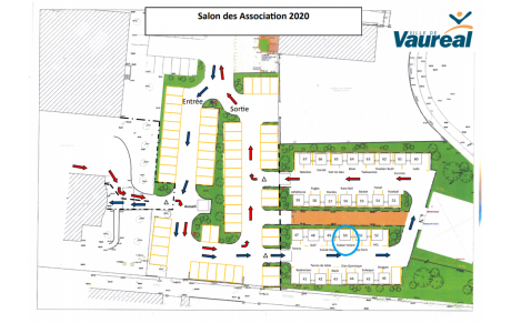 Où nous trouver le jour du salon des associations