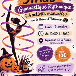 Stage des vacances de la Toussaint